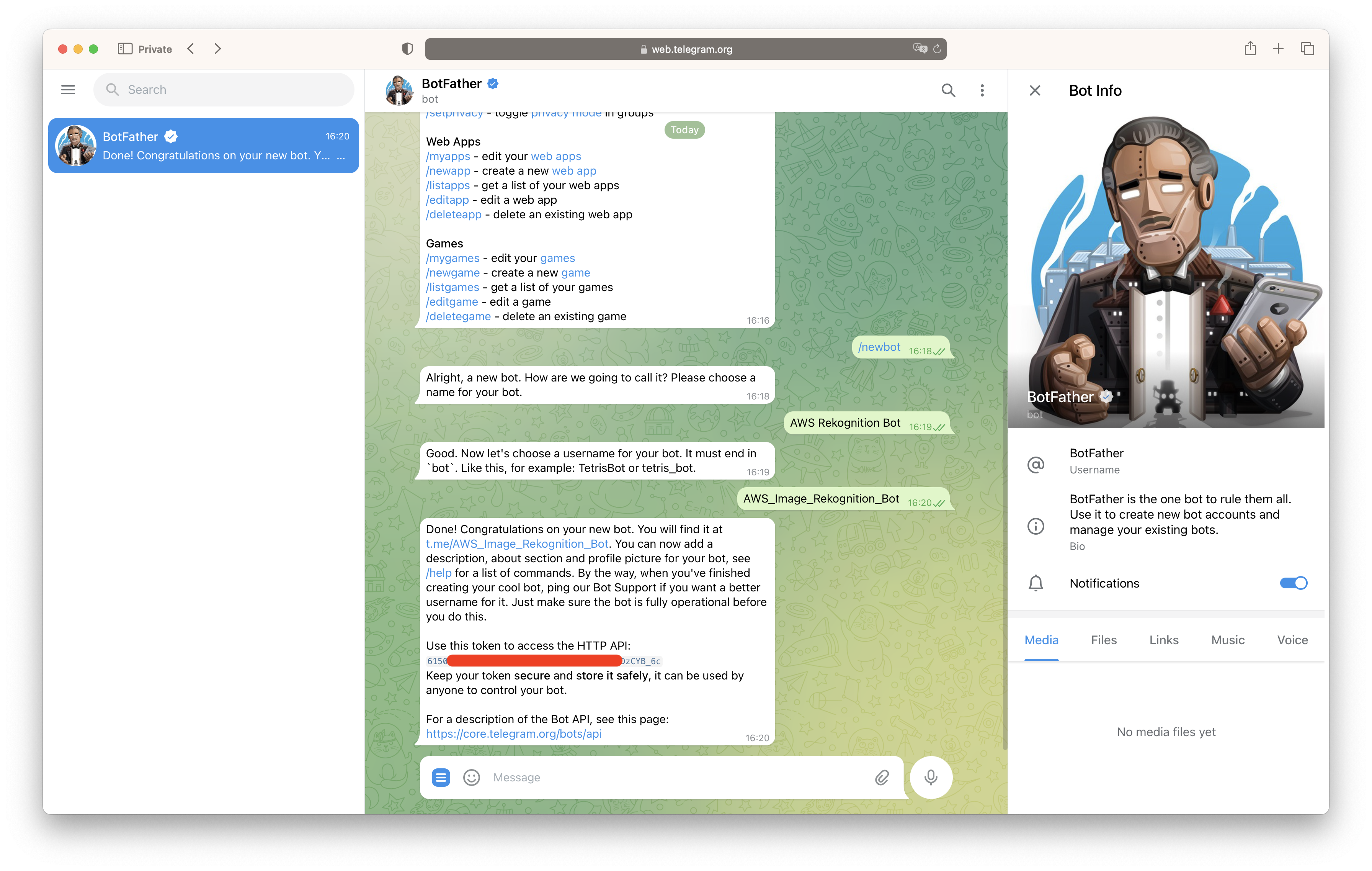 bot setup screenshot 2